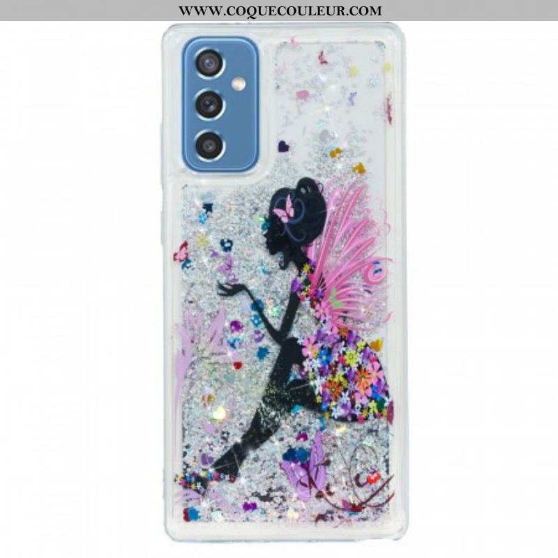 Coque Samsung Galaxy M52 5G Princesse Paillettes