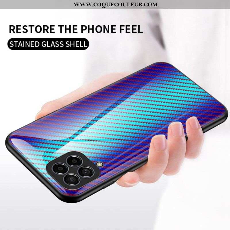 Coque Samsung Galaxy M53 5G Verre Trempé Fibre Carbone