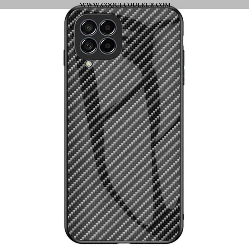 Coque Samsung Galaxy M53 5G Verre Trempé Fibre Carbone