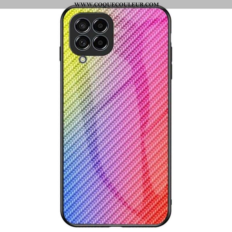 Coque Samsung Galaxy M53 5G Verre Trempé Fibre Carbone