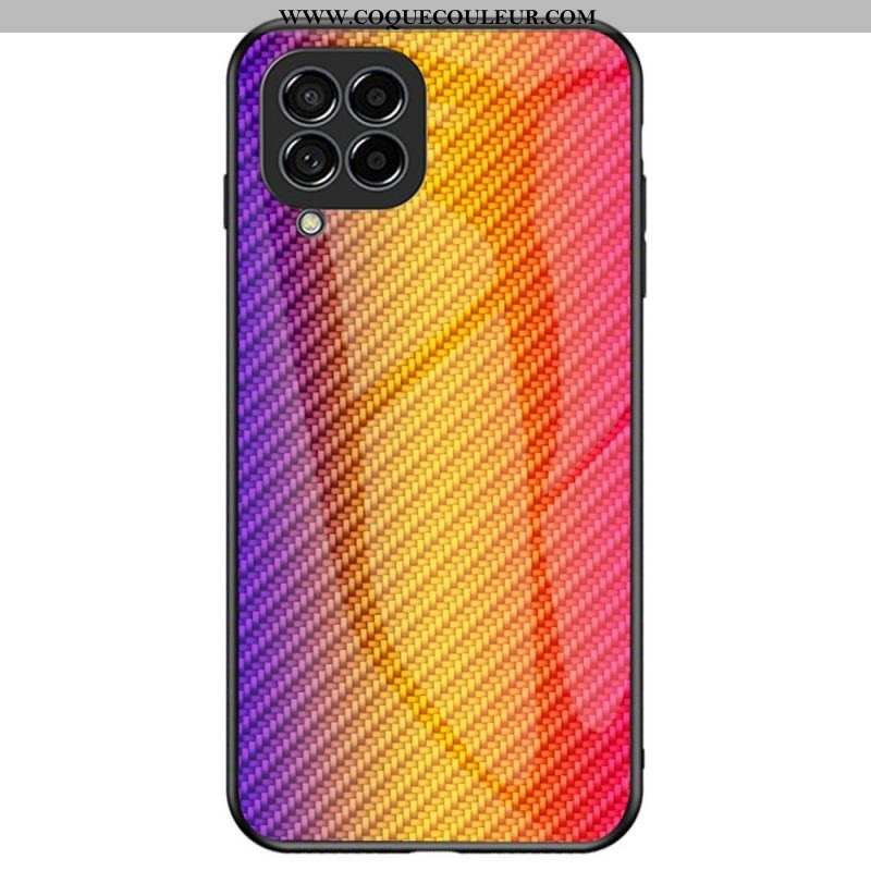 Coque Samsung Galaxy M53 5G Verre Trempé Fibre Carbone