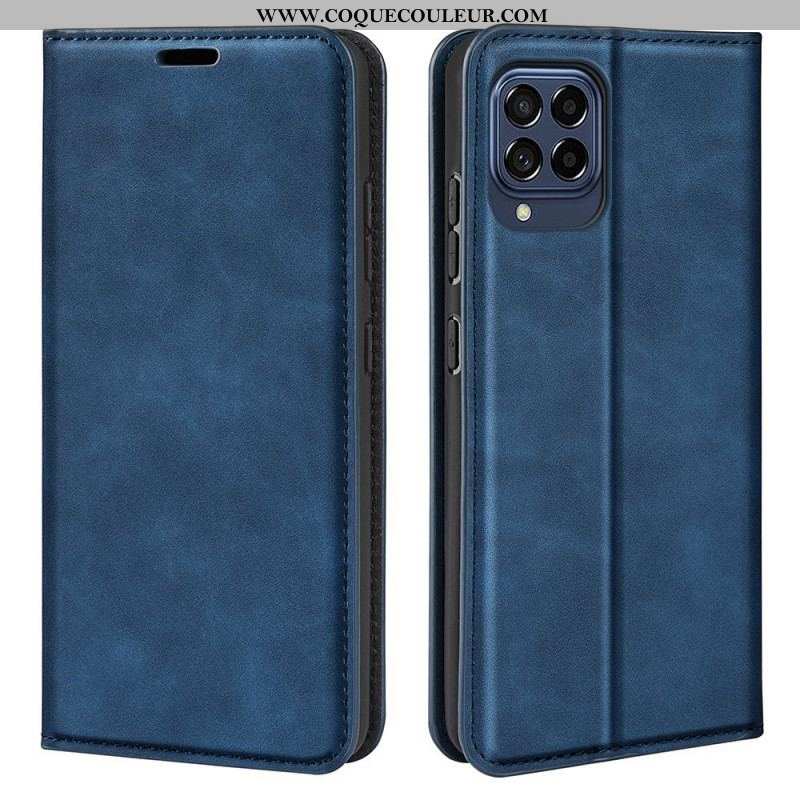 Flip Cover Samsung Galaxy M53 5G Skin-Touch Douceur