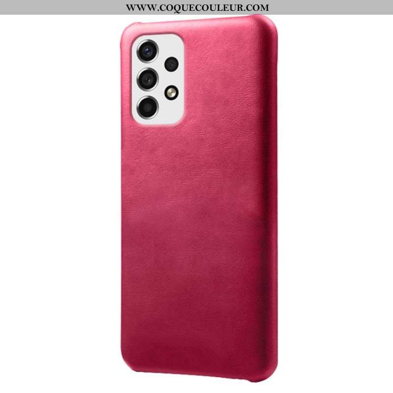 Coque Samsung Galaxy M53 5G Effet Cuir KSQ