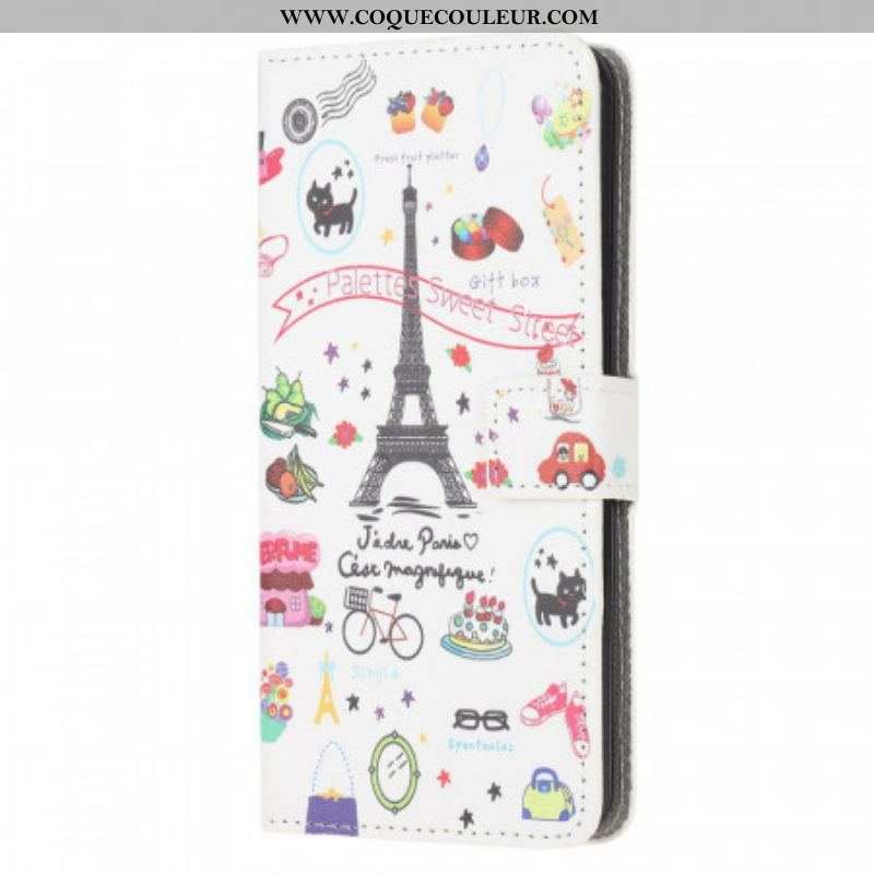 Housse Samsung Galaxy M53 5G j'Aime Paris