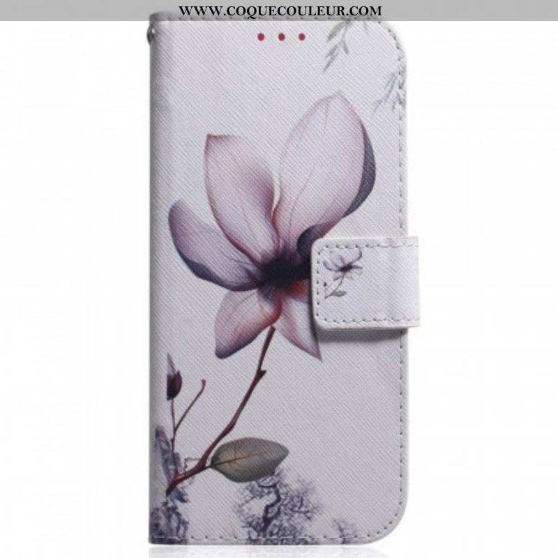 Housse Samsung Galaxy M53 5G Fleur Rose