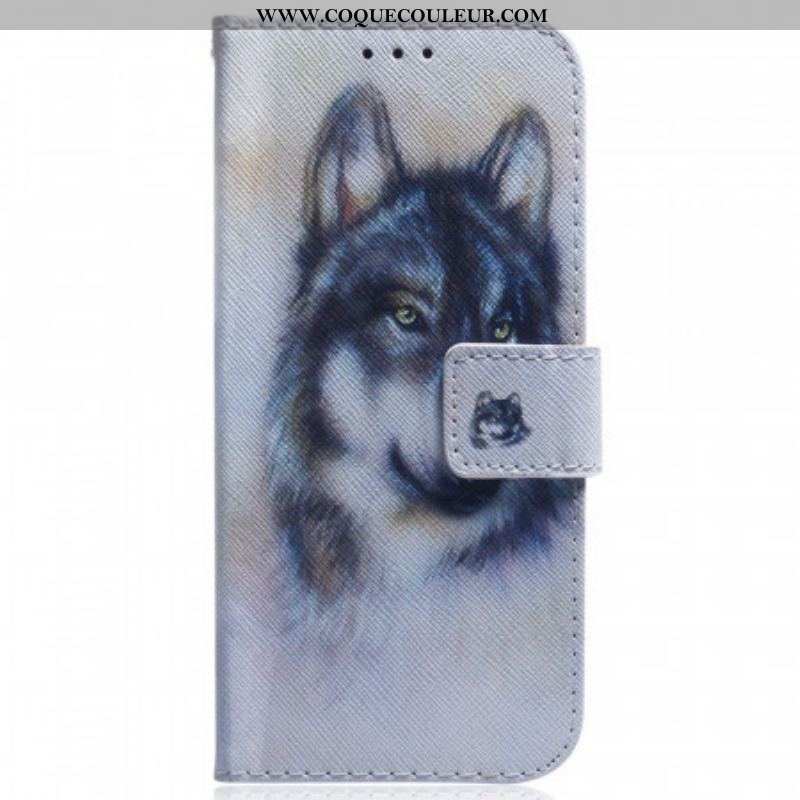 Housse Samsung Galaxy M53 5G Chien Aquarelle