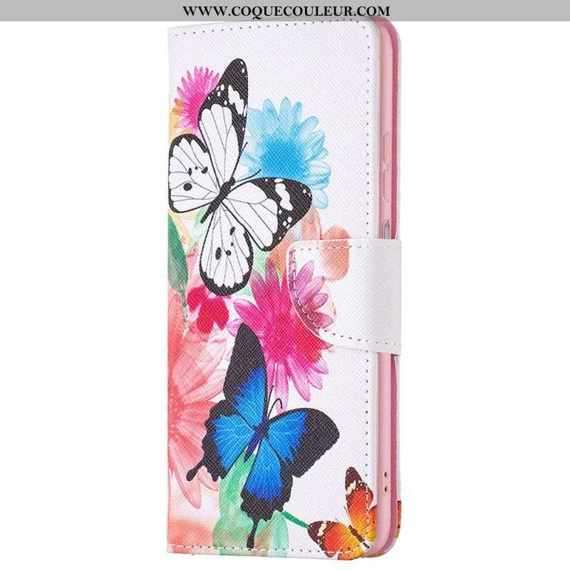 Housse Samsung Galaxy M53 5G Papillons Papillons