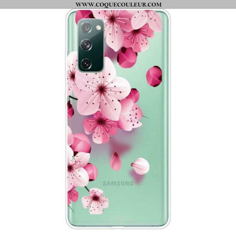 Coque Samsung Galaxy S20 FE Petites Fleurs Roses