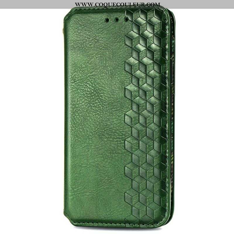 Flip Cover Samsung Galaxy S20 FE Simili Cuir Texture Diamant