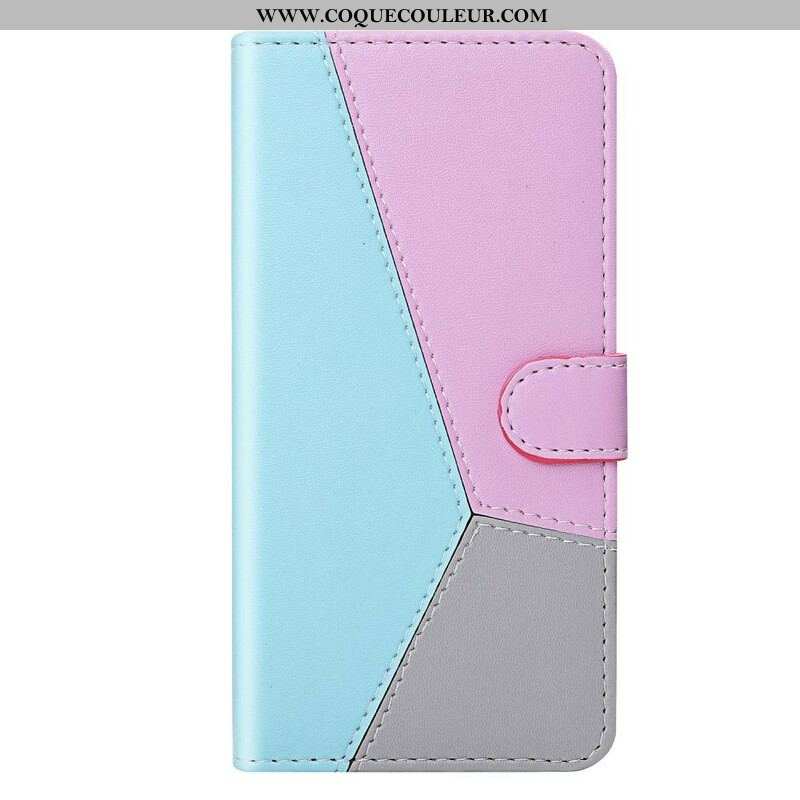 Housse Samsung Galaxy S20 FE Style Cuir Tricolore