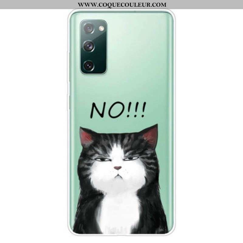 Coque Samsung Galaxy S20 FE Le Chat Qui Dit Non