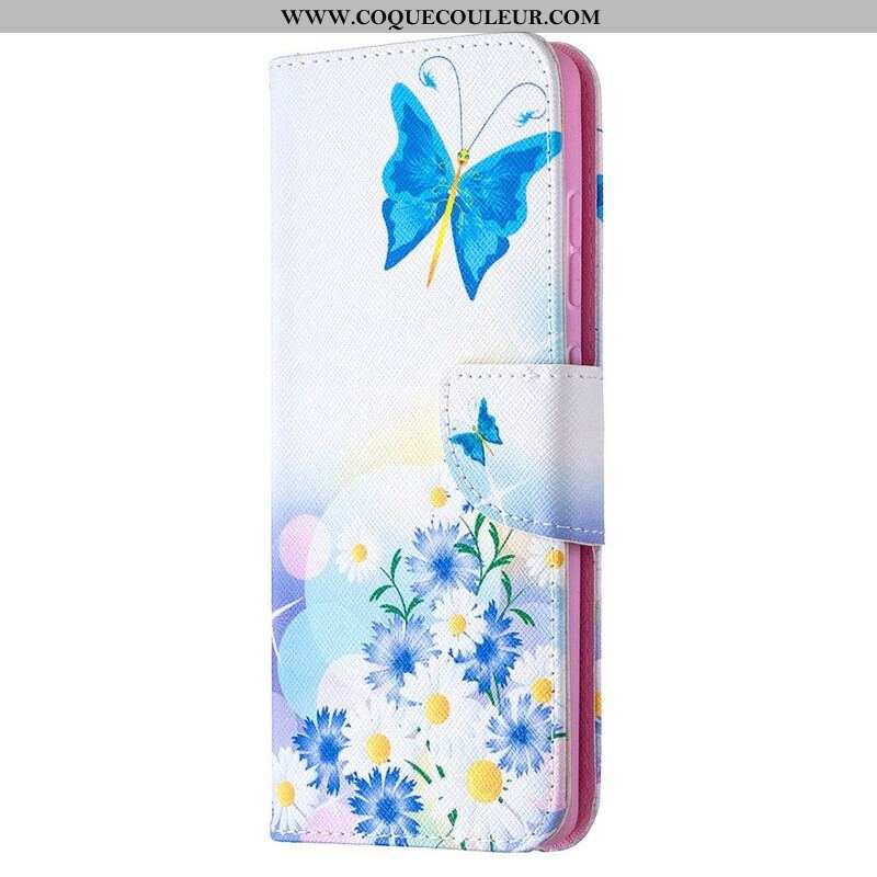 Housse Samsung Galaxy S20 FE Papillons et Fleurs Peints