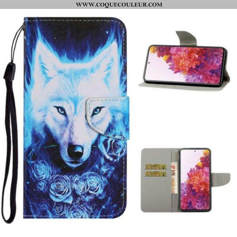 Housse Samsung Galaxy S20 FE Loup Blanc