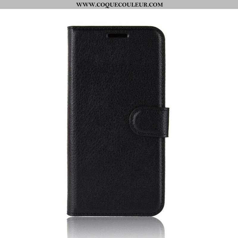 Housse Samsung Galaxy S20 Effet Cuir Litchi Classique