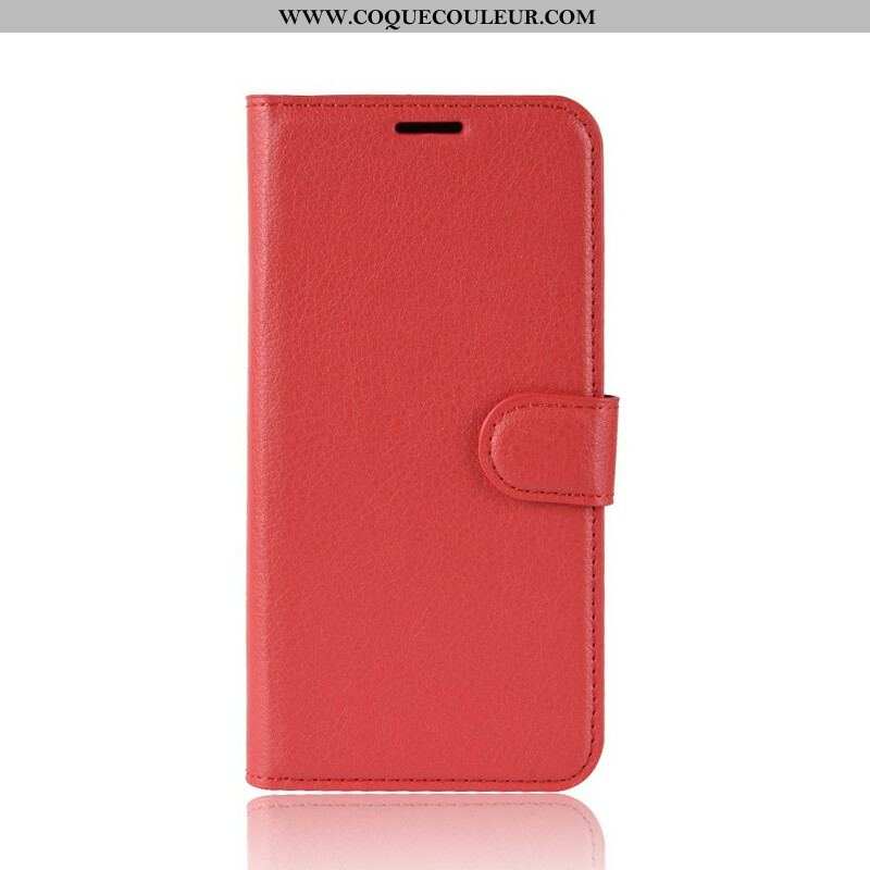 Housse Samsung Galaxy S20 Effet Cuir Litchi Classique