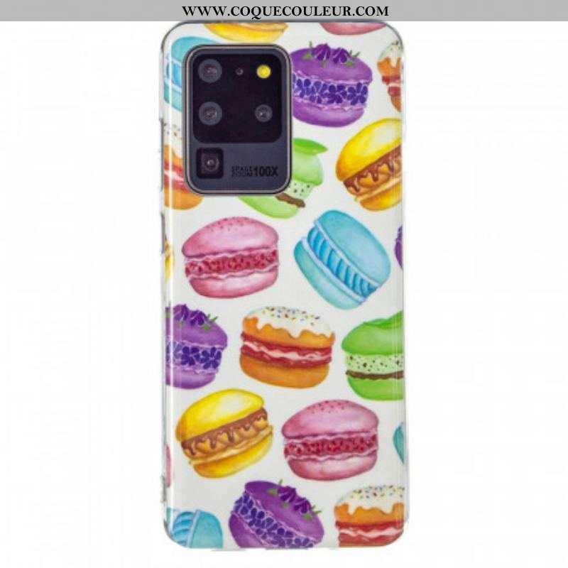 Coque Samsung Galaxy S20 Ultra Macarons Fluorescente