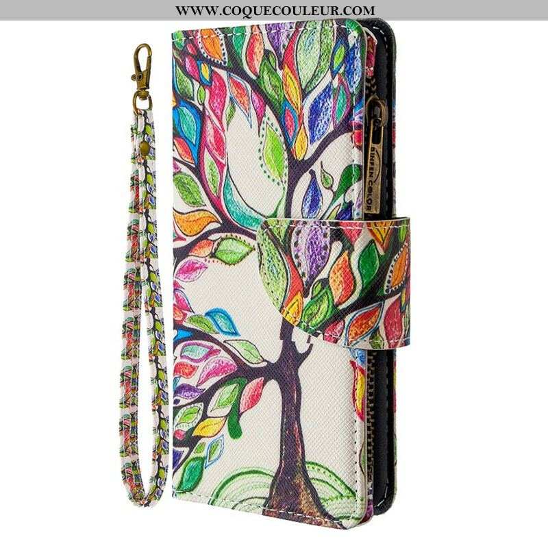 Housse Samsung Galaxy S20 Ultra Poche Zippée Arbre