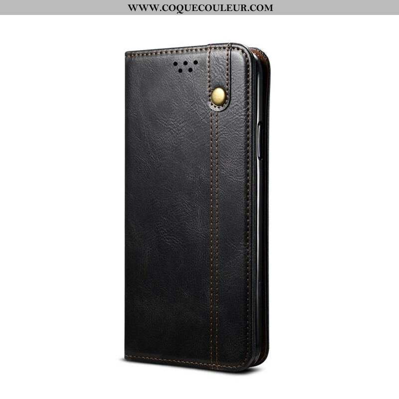 Flip Cover Samsung Galaxy S20 Plus / S20 Plus 5G Simili Cuir Ciré