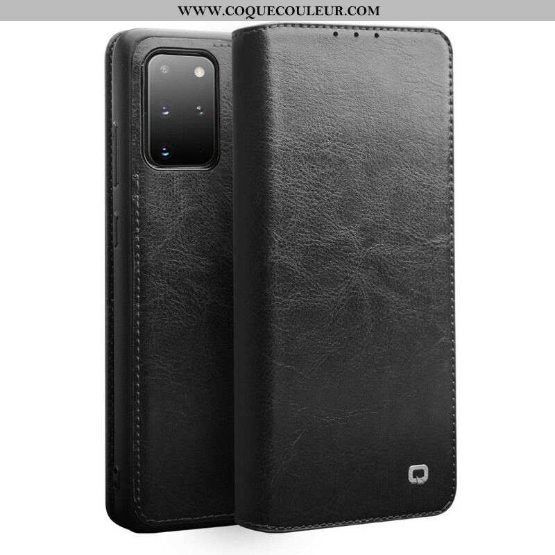 Flip Cover Samsung Galaxy S20 Plus / S20 Plus 5G QIALINO Cuir Véritable