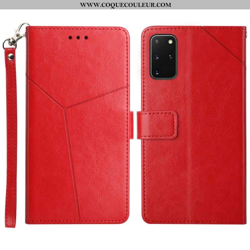 Housse Samsung Galaxy S20 Plus / S20 Plus 5G Style Cuir Géo Y Design