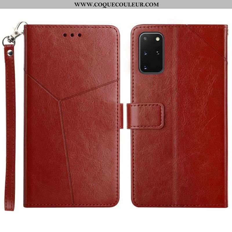 Housse Samsung Galaxy S20 Plus / S20 Plus 5G Style Cuir Géo Y Design