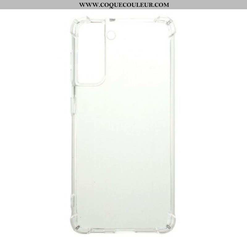 Coque Samsung Galaxy S21 5G Transparente Coins Renforcés