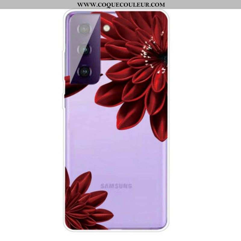 Coque Samsung Galaxy S21 5G Fleurs Sauvages