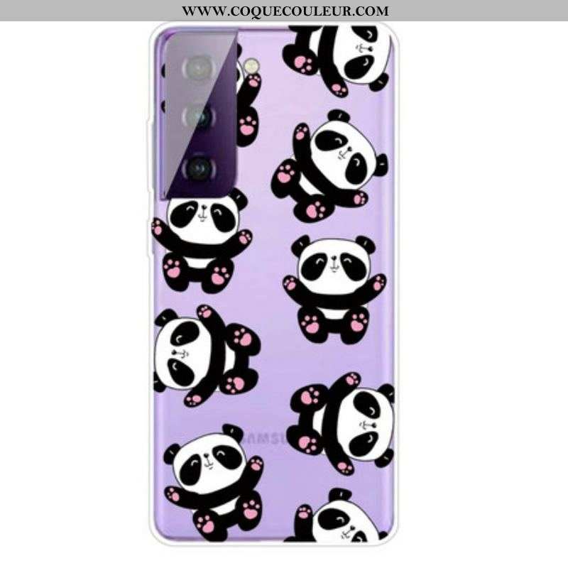 Coque Samsung Galaxy S21 5G Top Pandas Fun