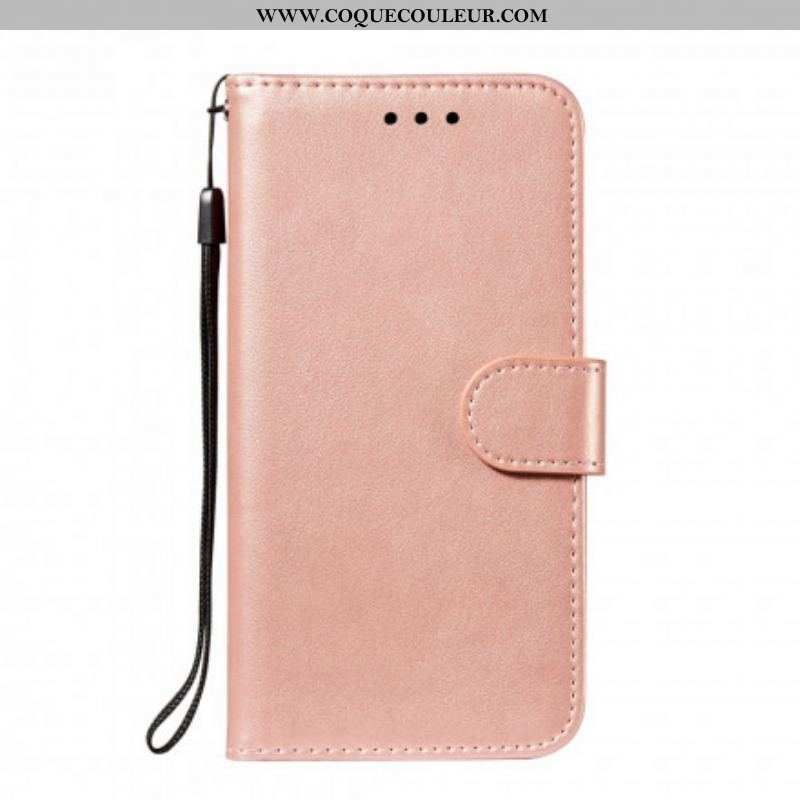 Housse Samsung Galaxy S21 5G Style Cuir Fermoir Réversible