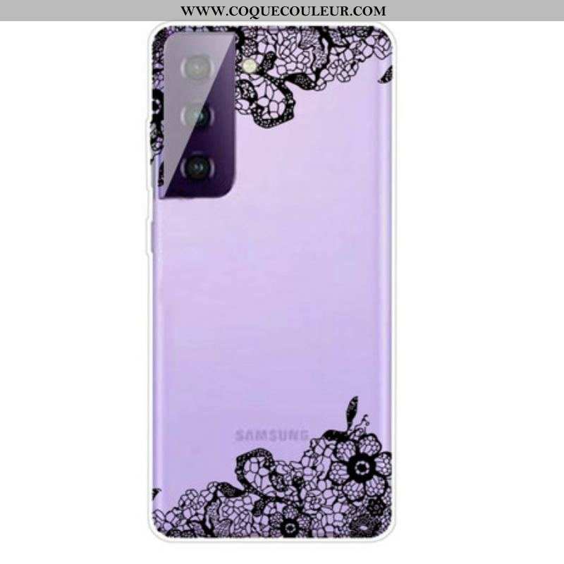 Coque Samsung Galaxy S21 5G Dentelle Fine