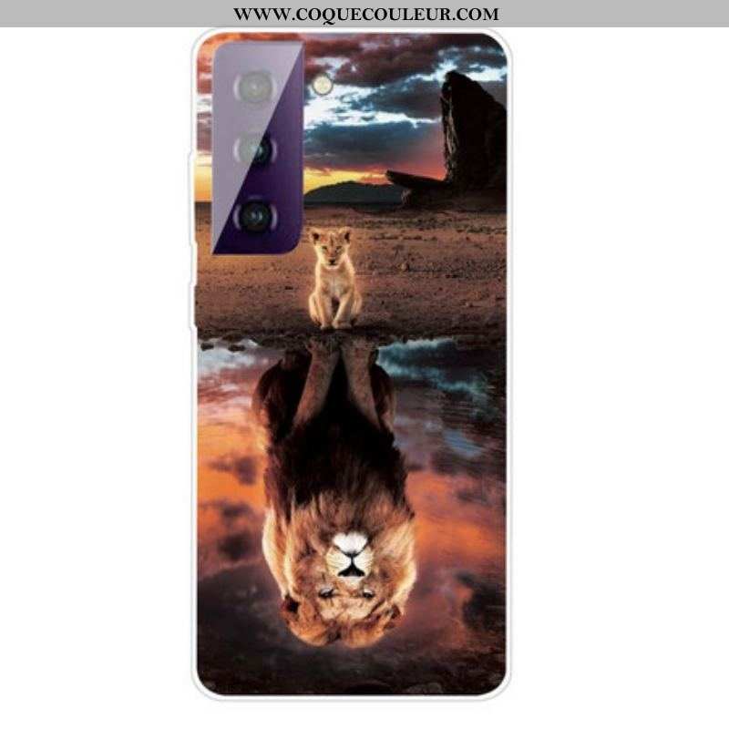 Coque Samsung Galaxy S21 5G Rêve de Lionceau