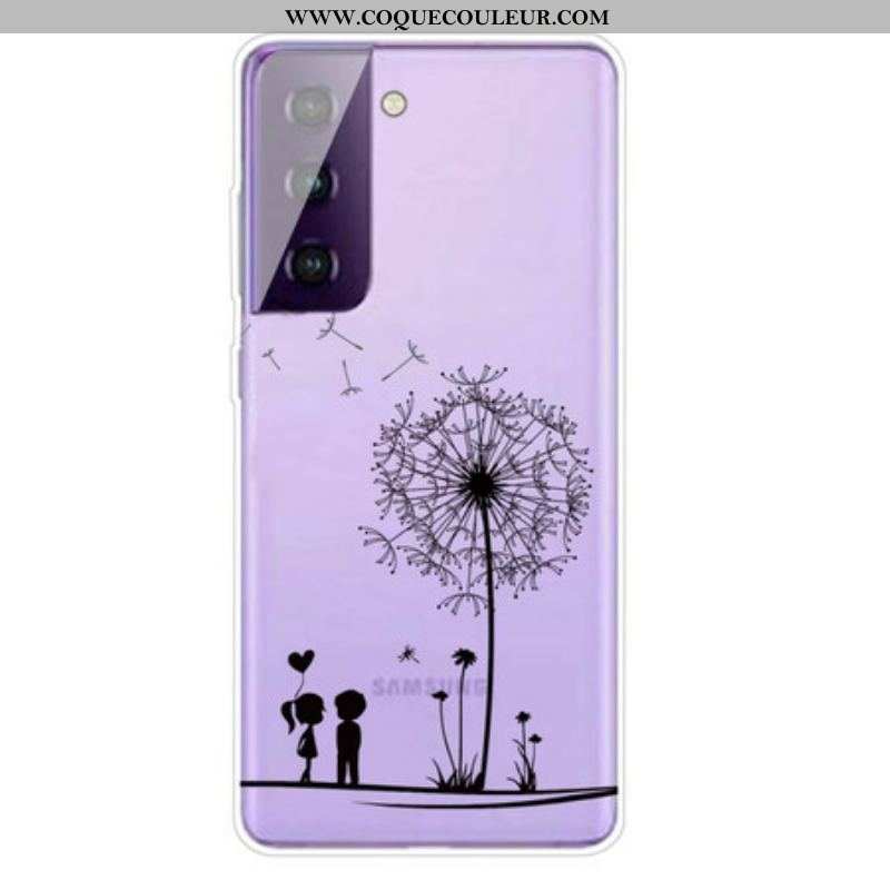 Coque Samsung Galaxy S21 5G Pissenlit Love