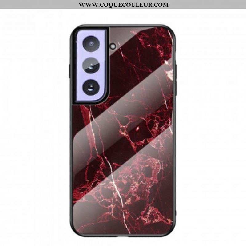 Coque Samsung Galaxy S21 5G Verre Trempé Marble Colors