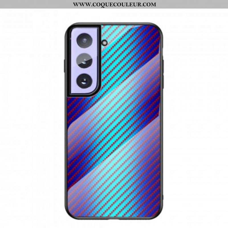 Coque Samsung Galaxy S21 5G Verre Trempé Fibre Carbone