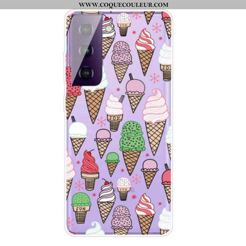 Coque Samsung Galaxy S21 FE Glaces à la Crème