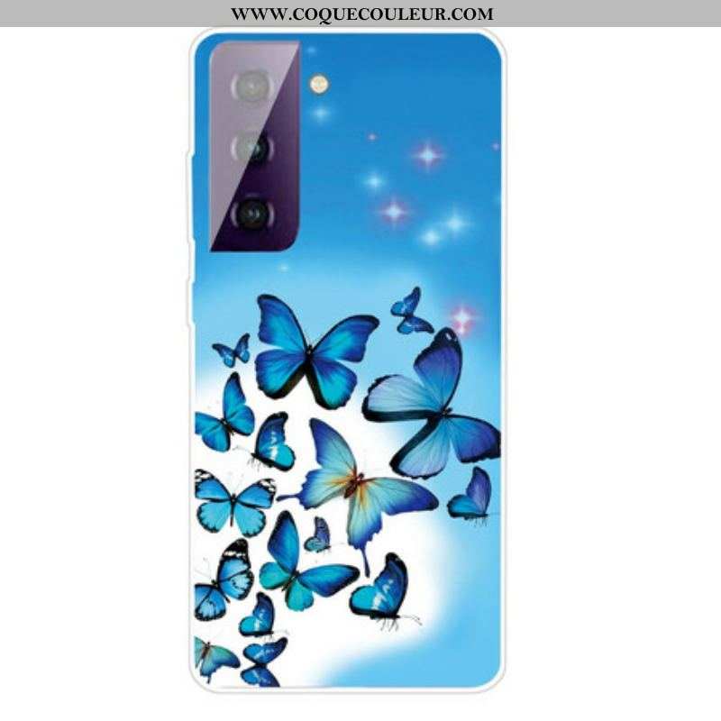 Coque Samsung Galaxy S21 FE Papillons Papillons