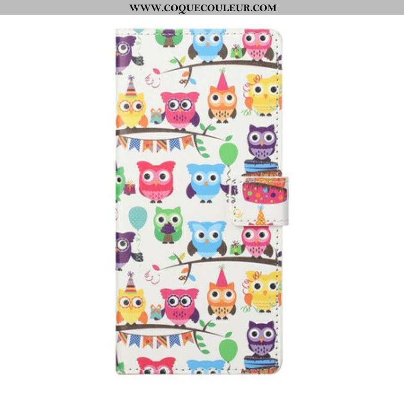 Housse Samsung Galaxy S21 FE Multiples Hiboux