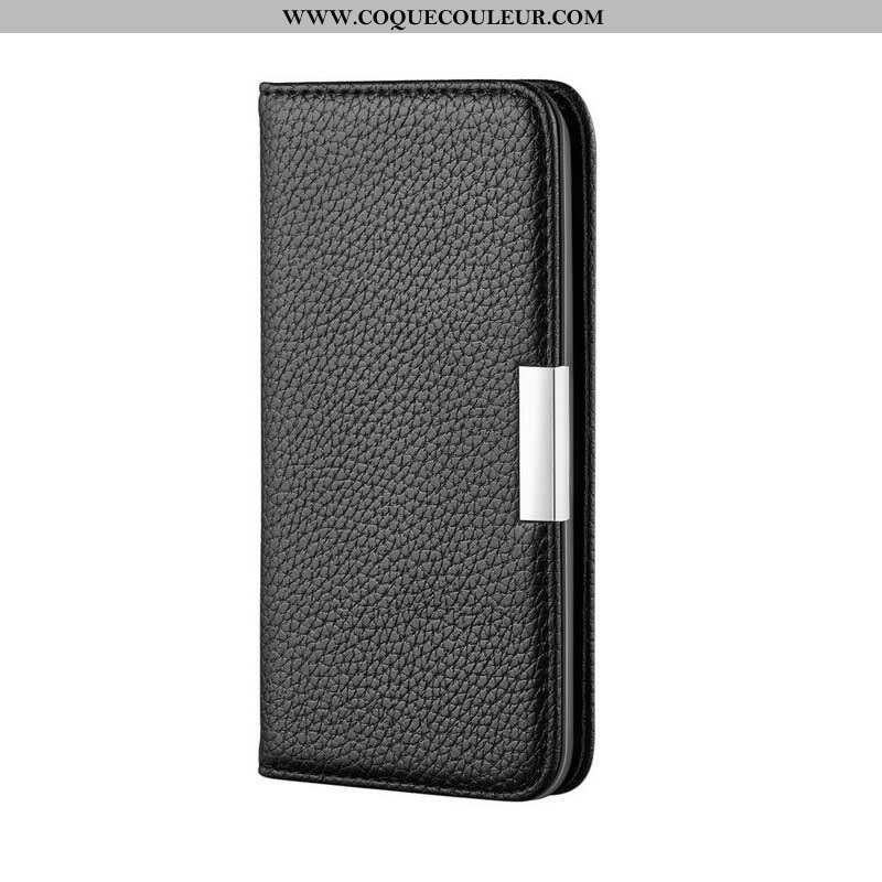Flip Cover Samsung Galaxy S21 FE Simili Cuir Litchi Ultra Chic