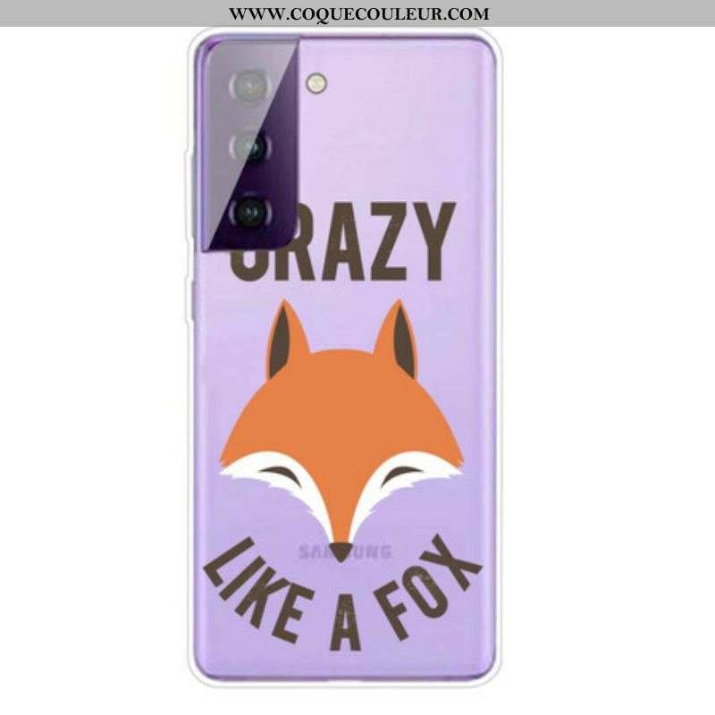 Coque Samsung Galaxy S21 FE Renard / Crazy Like a Fox