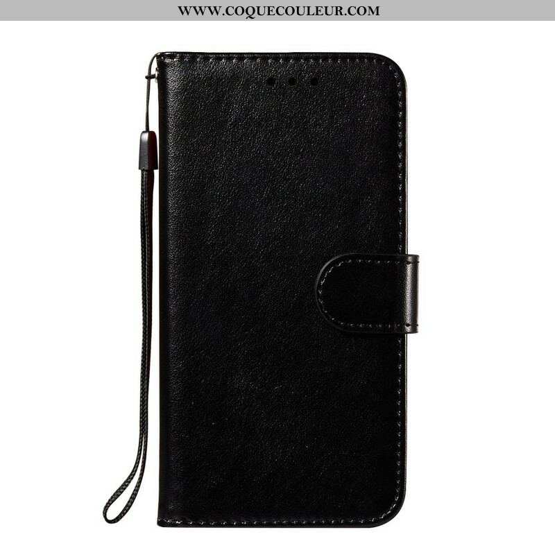 Housse Samsung Galaxy S21 FE Solid Color Serie à Lanière