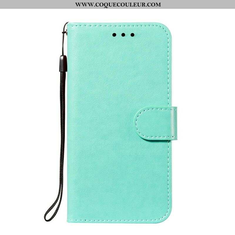 Housse Samsung Galaxy S21 FE Solid Color Serie à Lanière