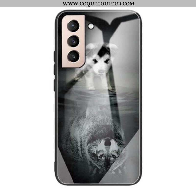 Coque Samsung Galaxy S21 FE Verre Trempé Rêve de Chiot