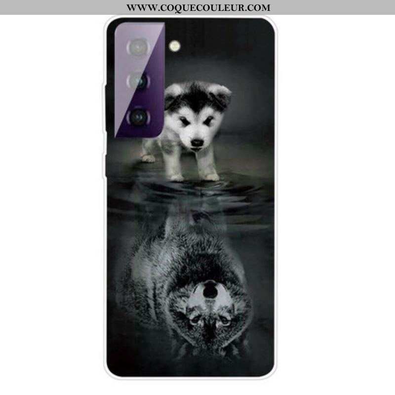 Coque Samsung Galaxy S21 FE Rêve de Chiot