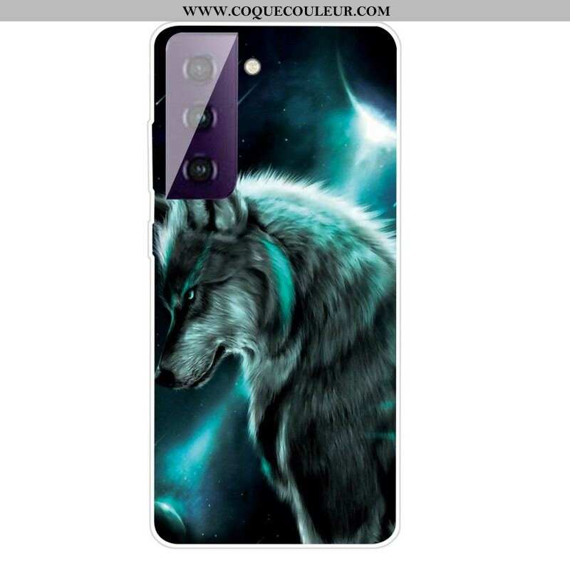 Coque Samsung Galaxy S21 FE Loup Royal