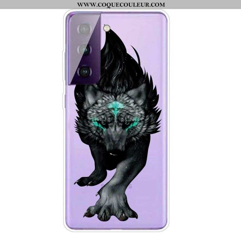 Coque Samsung Galaxy S21 FE Loup Royal