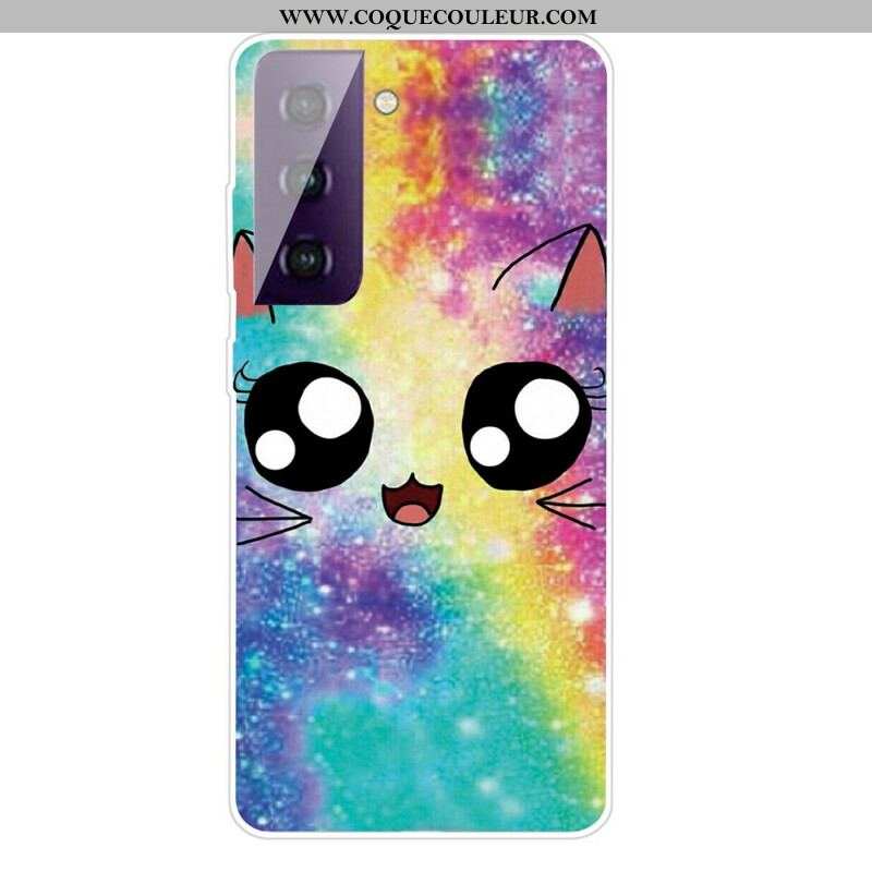 Coque Samsung Galaxy S21 FE Chat Cartoon