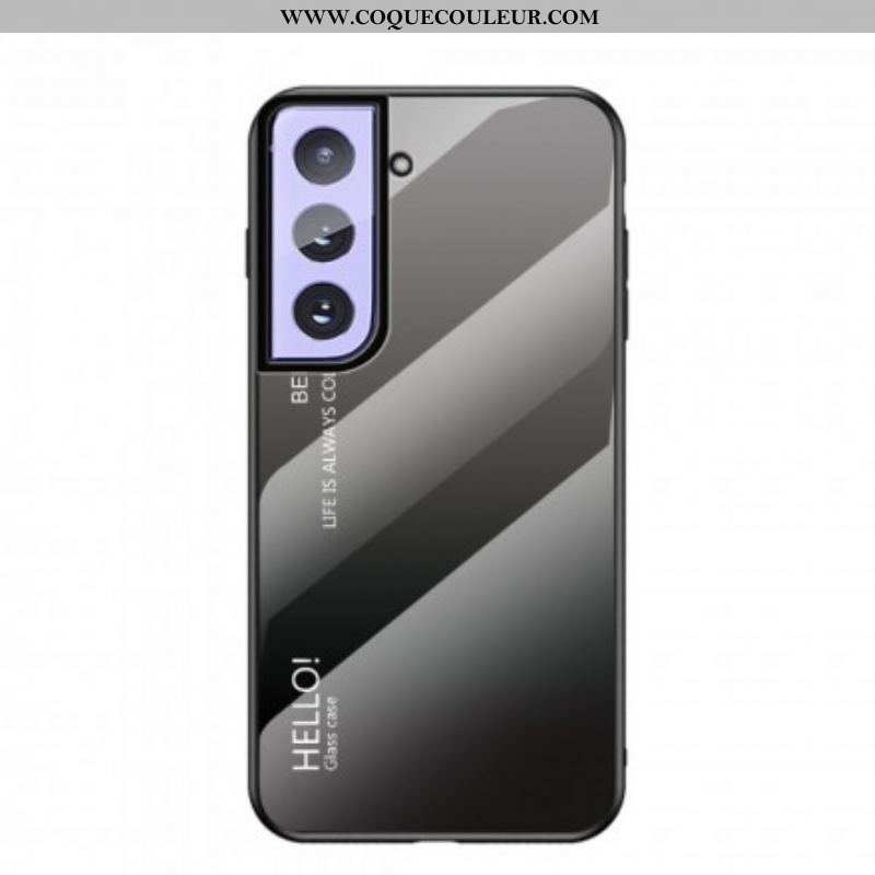 Coque Samsung Galaxy S21 Plus 5G Verre Trempé Hello