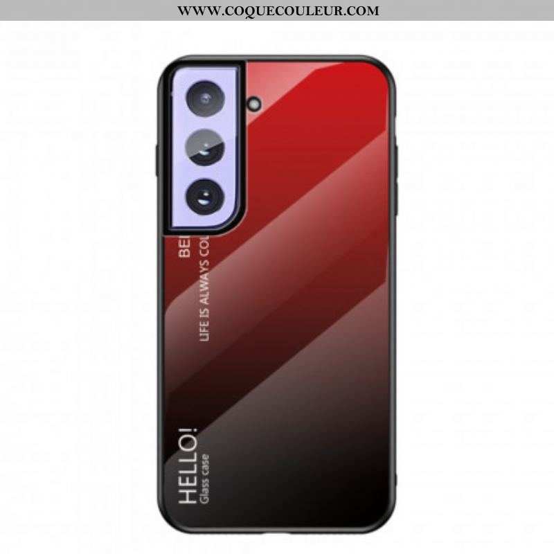 Coque Samsung Galaxy S21 Plus 5G Verre Trempé Hello