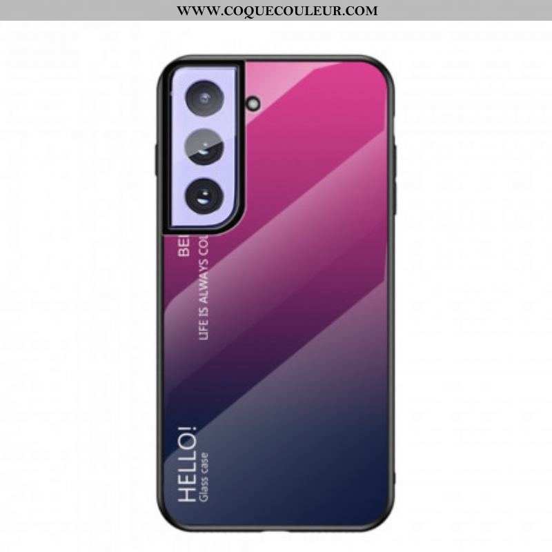 Coque Samsung Galaxy S21 Plus 5G Verre Trempé Hello