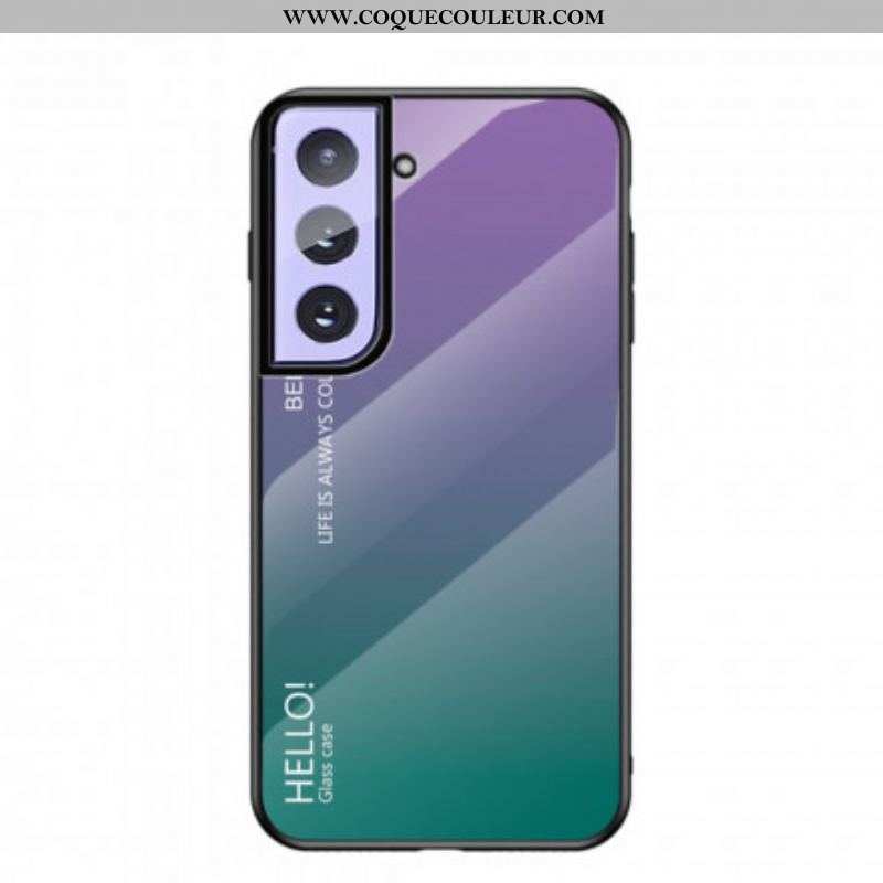 Coque Samsung Galaxy S21 Plus 5G Verre Trempé Hello